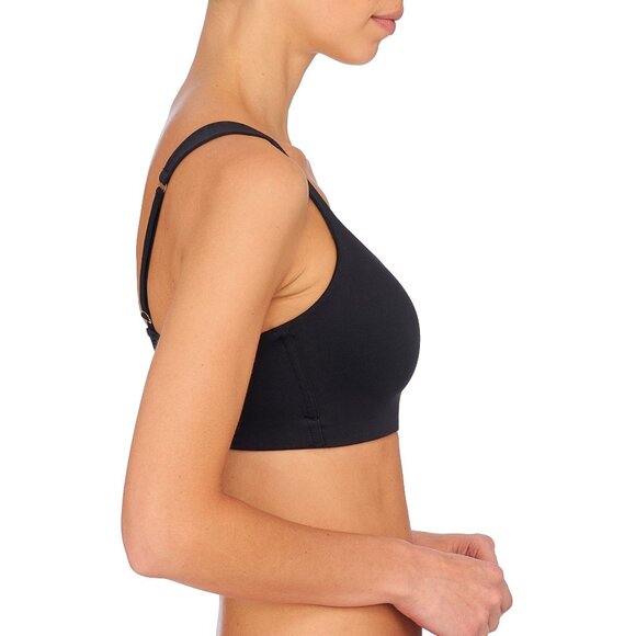 🆕NATORI Revelation Wireless Contour T-Shirt Bra 36C Black #723248 - Picture 3 of 8